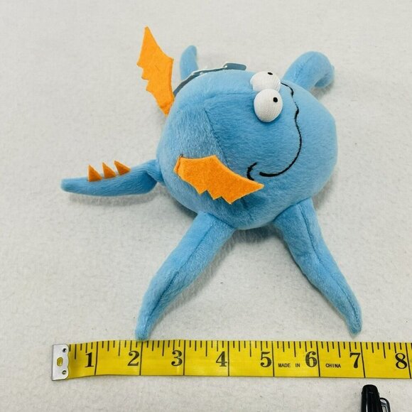 Negu Joybles Barry Plush 7” Builder Painter Monster Wing Blue Mini Toy Jessie - Picture 5 of 10